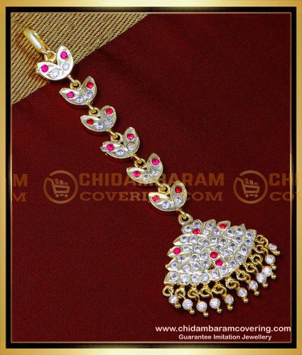 NCT288 - Impon Jewellery Stone Traditional Nethi Chutti for Wedding
