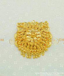PND033 - Gold Plated Plain Flower Design Pendant Imitation Jewellery Buy Online