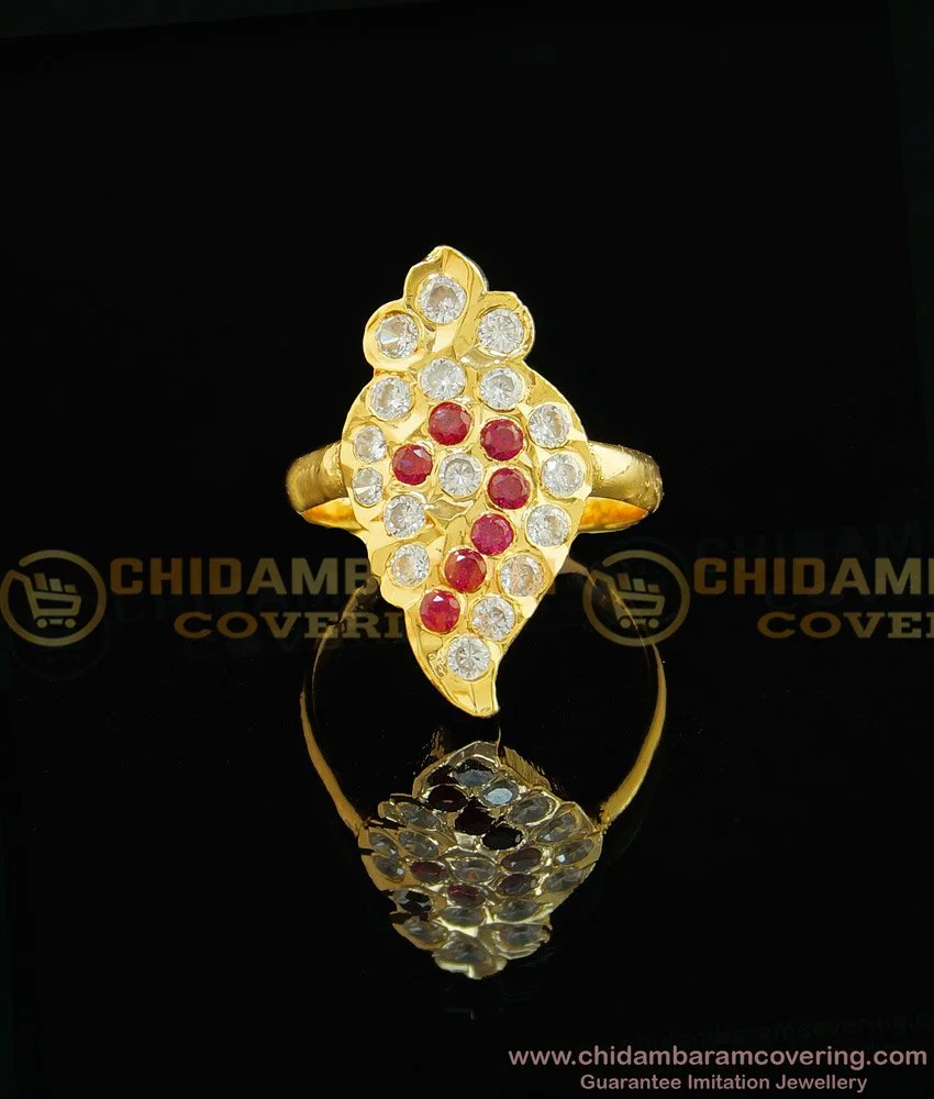 Red Stone Vanki Ladies Ring | G.Rajam Chetty And Sons Jewellers
