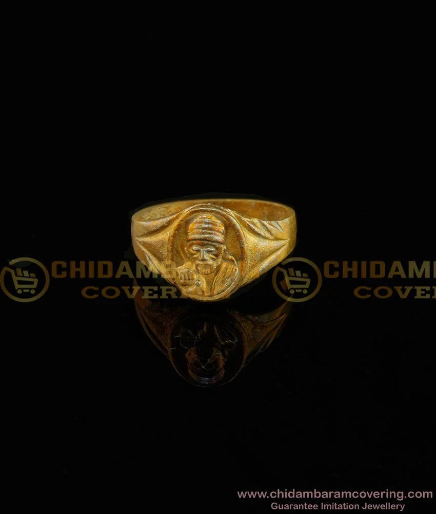 Sai Baba Diamond Ring - Gurukrupa Export - Diamond Jewellery Manufacturer  in India
