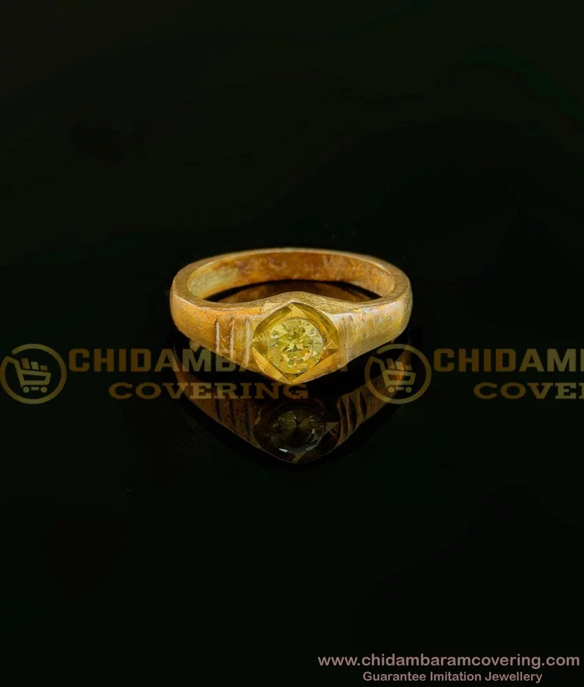 Buy Fancy Single Stone Ring Online | Venugopal Gold Palace - JewelFlix