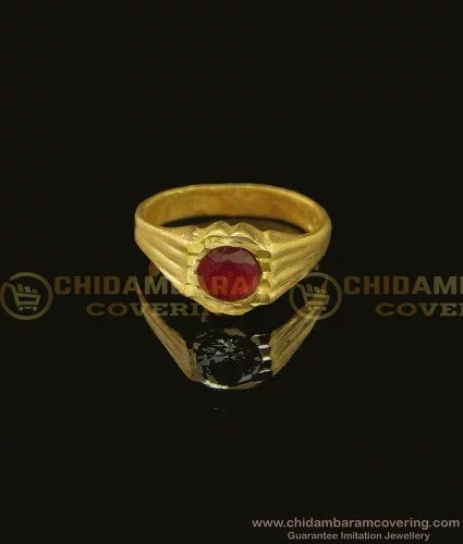 Buy Latest Gold Single Stone Rings Online| Kalyan Jewellers