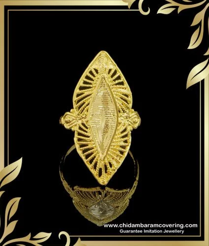 Women Fashion Ring Long Gold Metal Oval Shape Silver Bling Dressy Band Size  8 | eBay