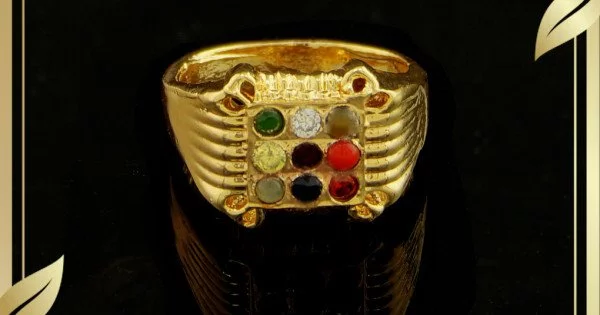 Natural Navaratna 9 Stone Ring, Gold Plated, Handmade Ring Anniversary Gift  for Men and Women - Etsy
