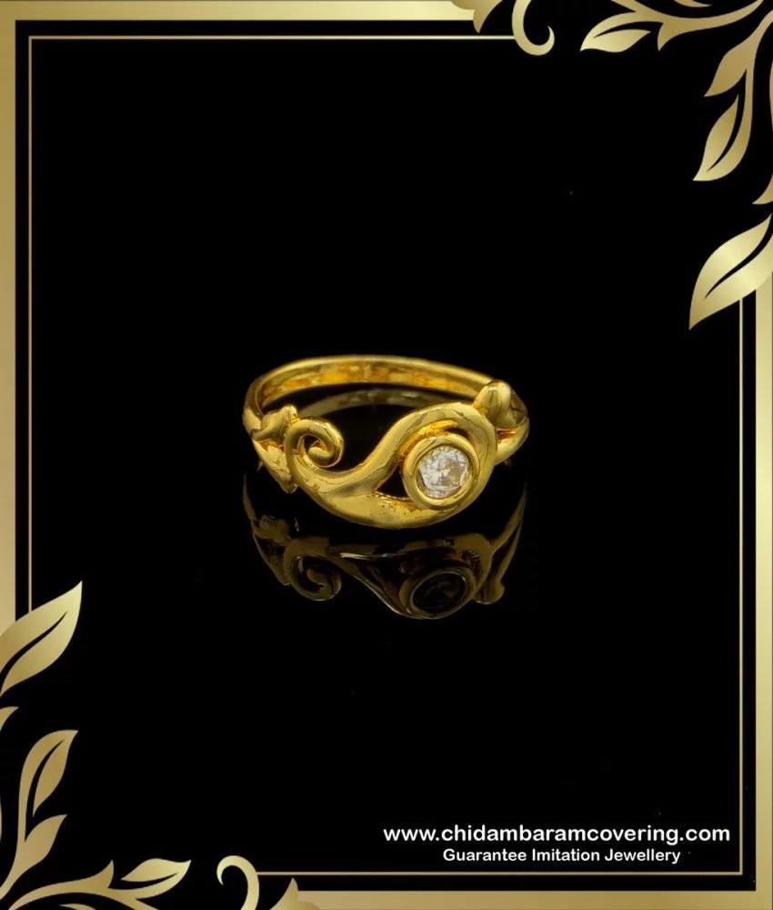 Braided Single Stone Gold Plated Stainless Steel Ring - COVINGTON CHARM