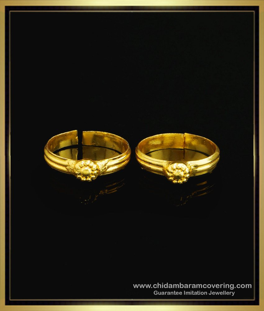 gold plated metti, toe ring India, 