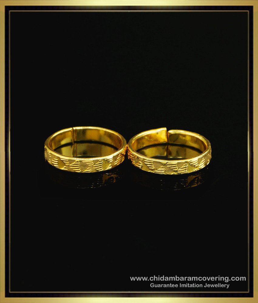gold plated metti, toe ring India, 
