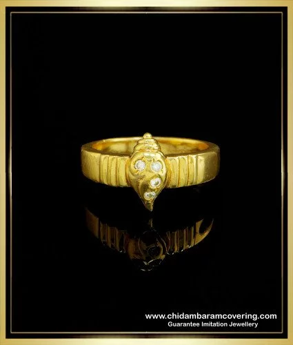 Buy Trendy Daily Wear Elephant Hair Gold Ring Models 1 Gram Gold Anaval Ring  Online