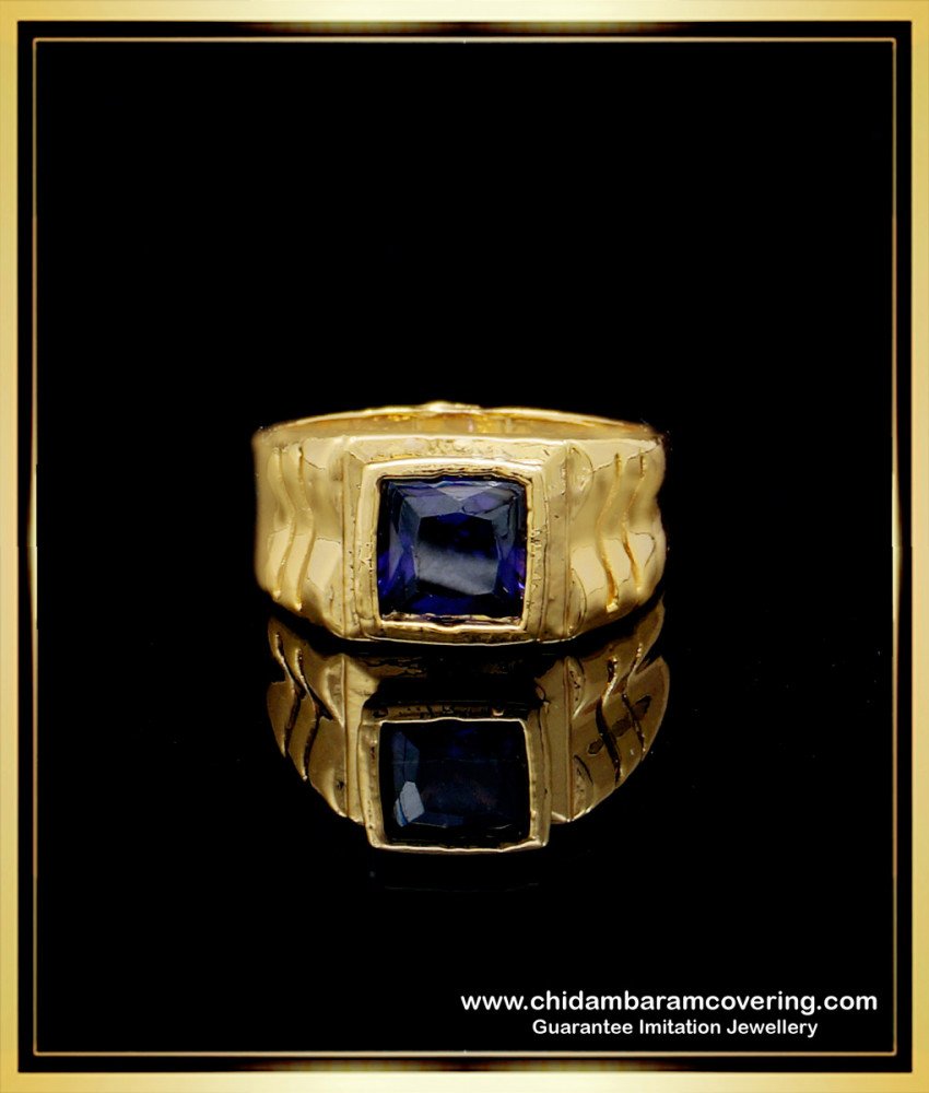 mens ring, gents ring, impon ring, stone ring, kal mothiram, gold plated jewelery, imitation jewellery, red stone ring, ruby stone ring, blue stone ring, 