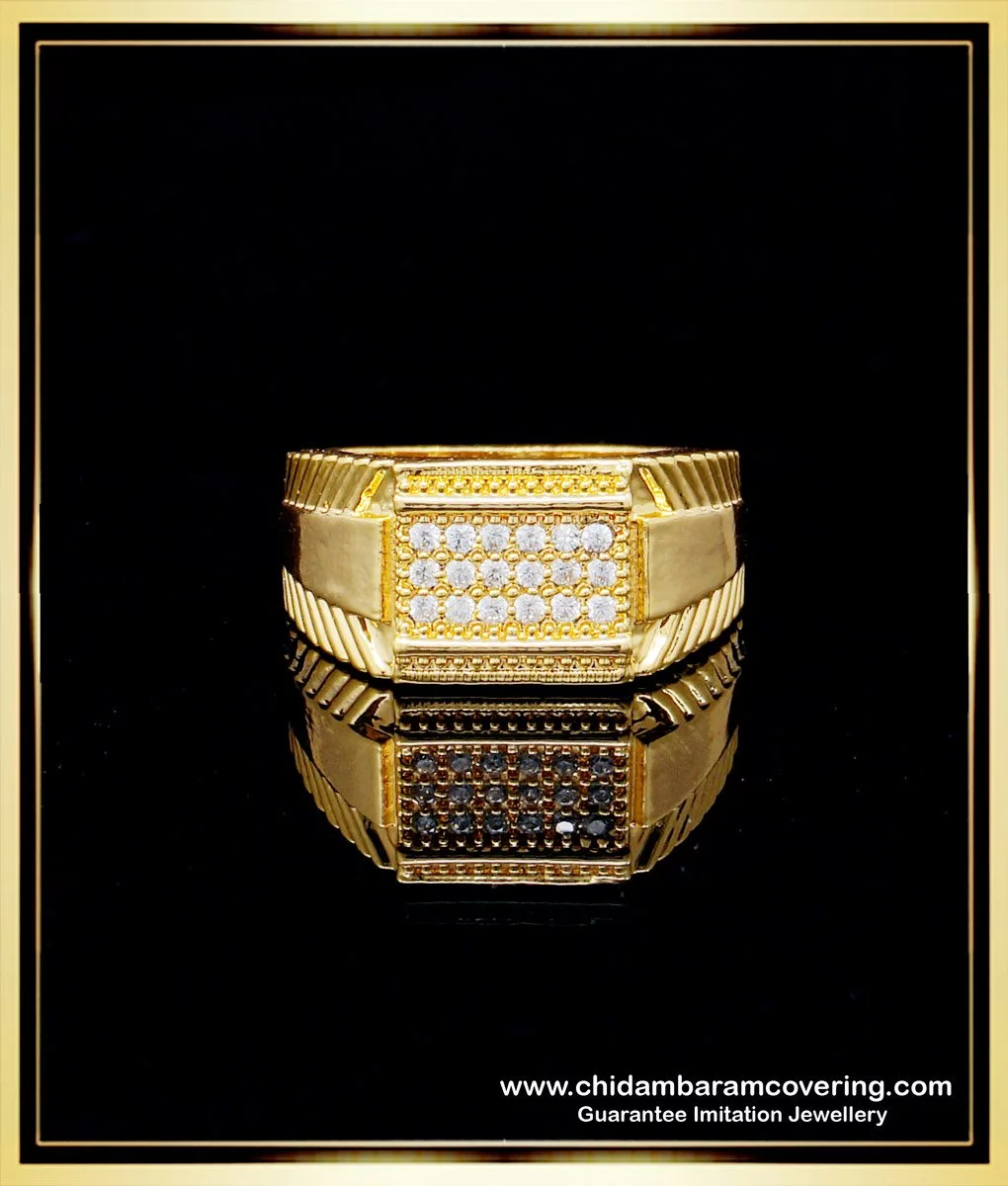 Buy quality 22k Gold New Classical Design Black Stone Gents Ring in  Ahmedabad