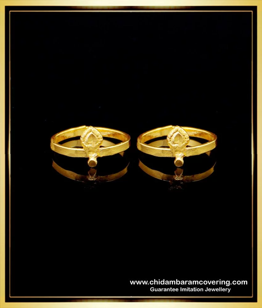 Hard Shap Design Gold Ring Daily Wear – Welcome to Rani Alankar