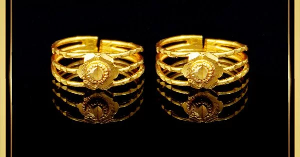 Indian Traditional Wedding Gold Oxidized Designer Toe Ring/metal Brass  Adjustable Toe Ring/ Women Party Wear Toe Ring/bridal Party Wear Ring - Etsy