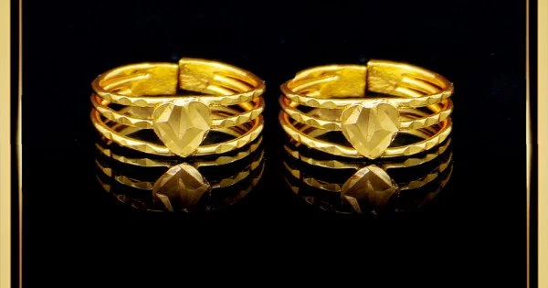 Tradational Spiral Iron Toe Rings Copper Polish Adjustable : Amazon.in:  Jewellery