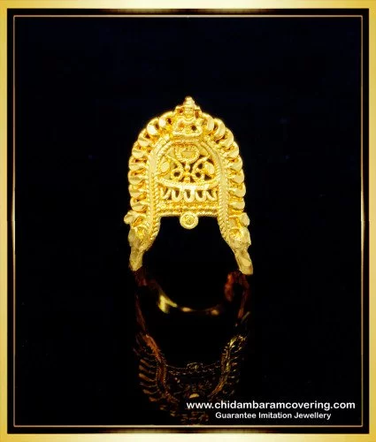 Indian South Indian Traditional Gold Plated Vanki Ring by Asp Fashion -  Etsy Norway