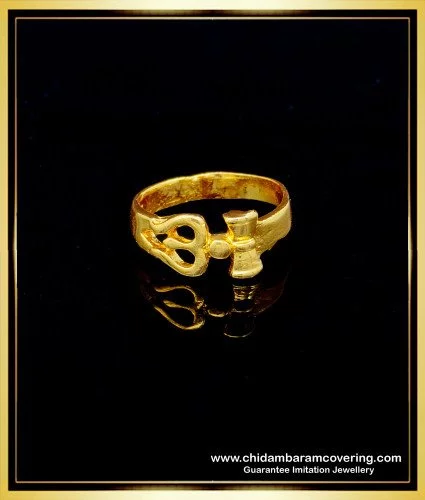 Long Gold Ring (Light weight) – Welcome to Rani Alankar