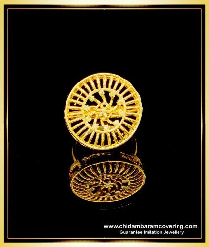 Showroom of 22k gold round design ring | Jewelxy - 237893