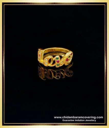 Gents Navaratna Ring | Art of Gold Jewellery, Coimbatore