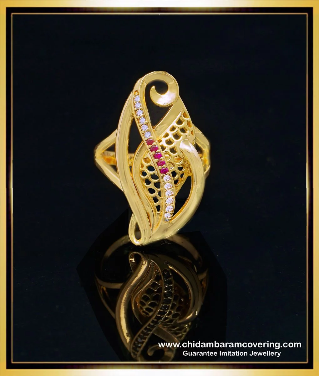 Buy Floral Gold Ring At Best Price | Karuri Jewellers