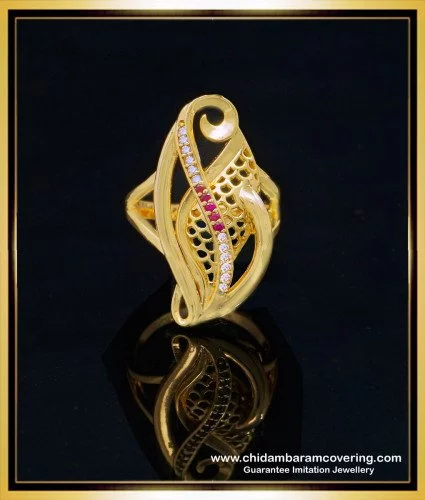 Opulent Fancy 22k Gold Ring – Andaaz Jewelers