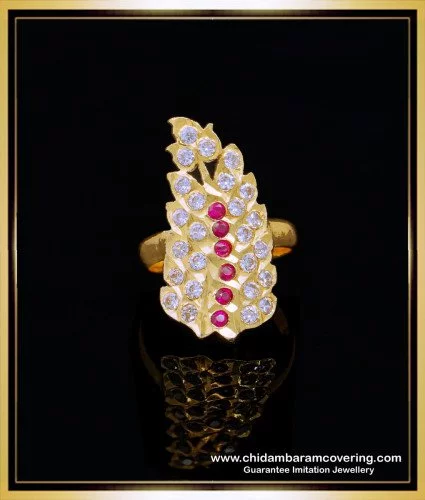 WT-MPR055 Exaggerated Multi-Element Gold Plating Red Coral Pearl Design  Female Ring Cocktail Party Finding - AliExpress