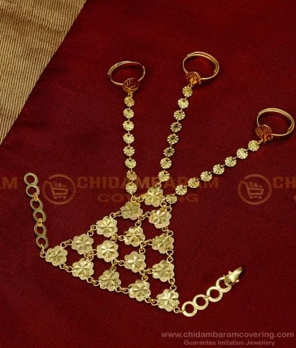 Women Gold Mesh Metal Hand Chain Wrist Fashion Bracelet Ring Size 6.5  Accessory | eBay
