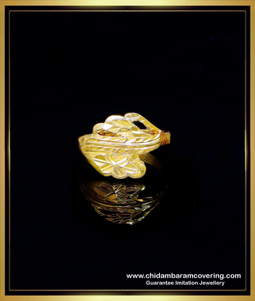 Bombay Fancy Gold Ring – Welcome to Rani Alankar
