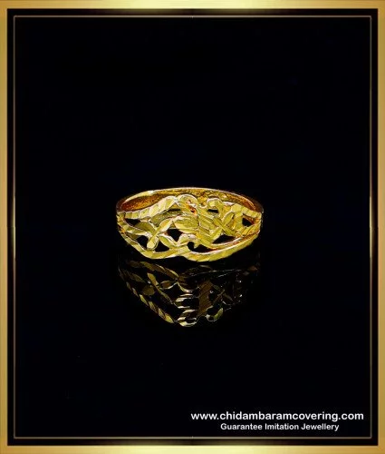 rng327 new model light weight impon 1 gram gold plated ring 1