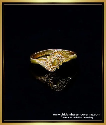 Buy online Men Gold Plated Finger Ring from fashion jewellery for Women by  Memoir for ₹399 at 64% off | 2024 Limeroad.com