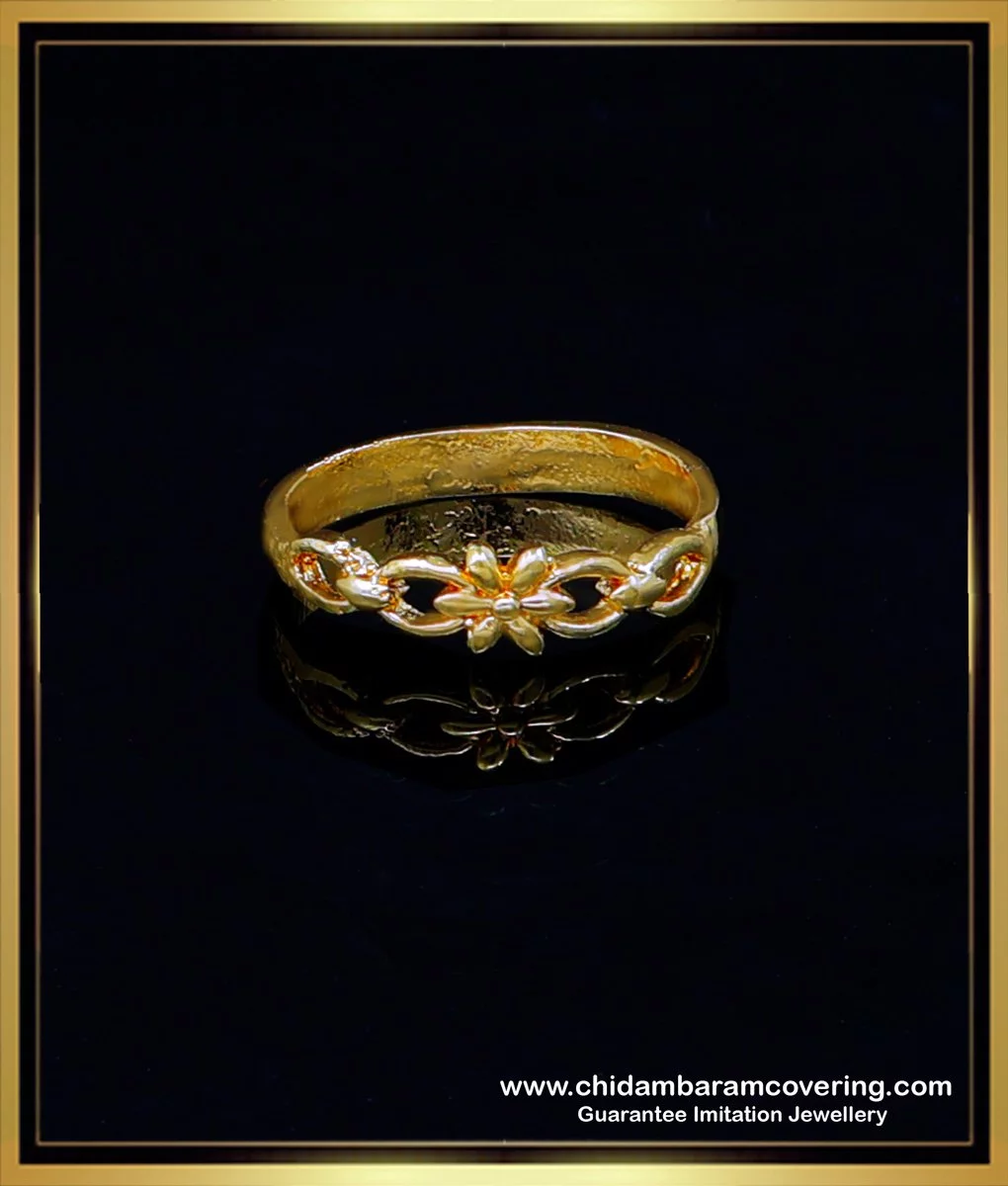 Buy quality 22 carat gold flower design ladies rings RH-LR646 in Ahmedabad