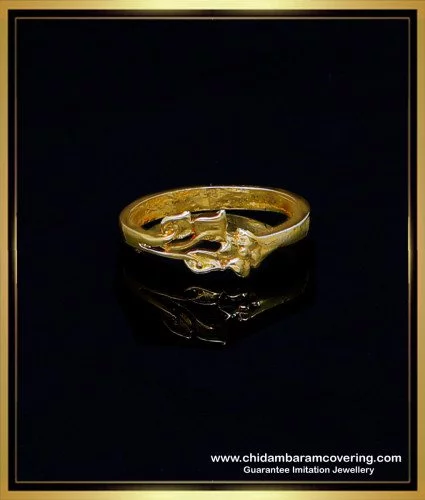 Buy Beautiful Ladies Ring Design Gold Look Gold Plated Finger Rings for  Wedding