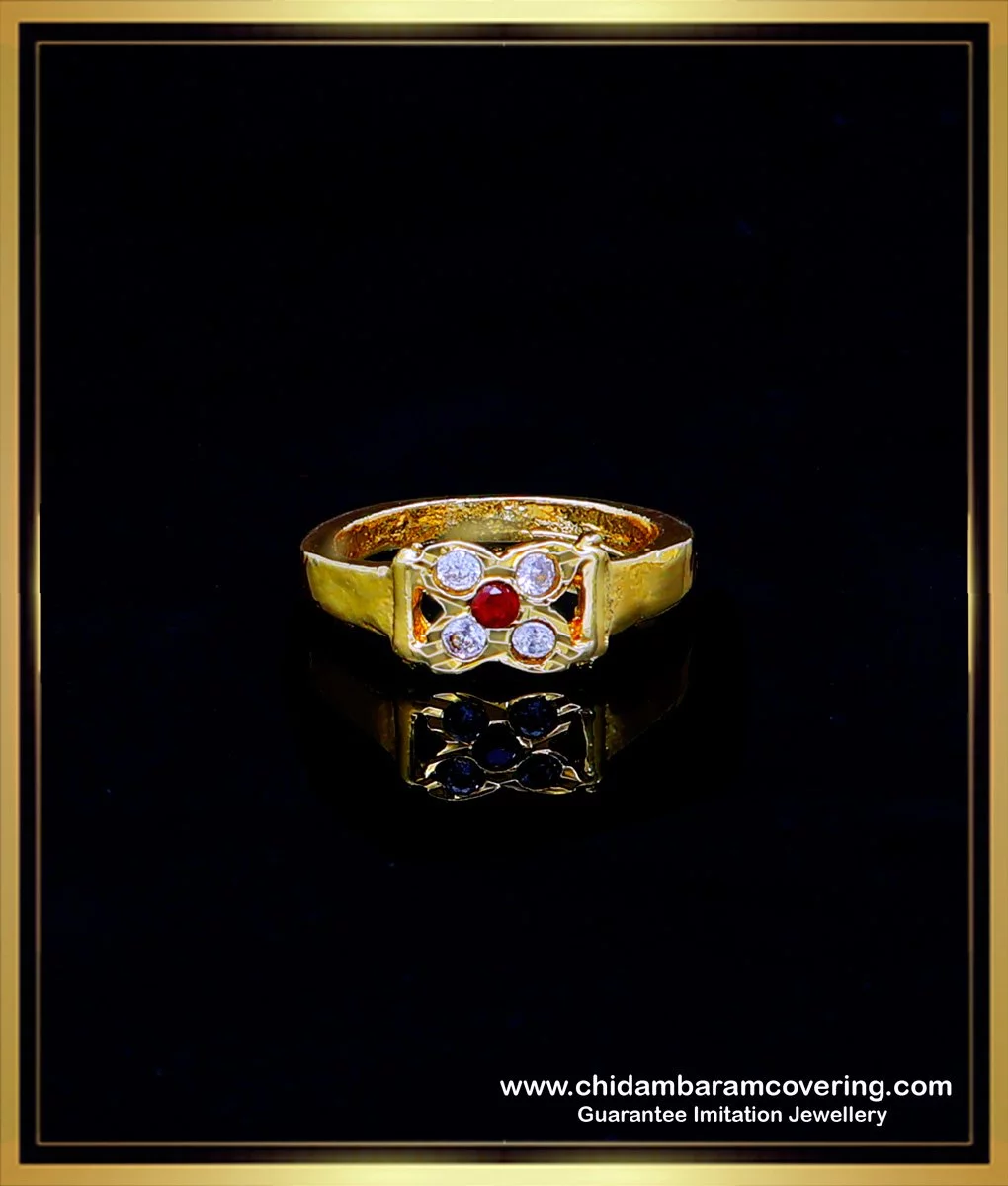 Hessonite Gold Ring (Design A16) | GemPundit