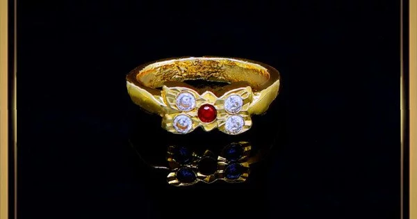 1 Gram Gold Forming Superior Quality Sparkling Design Ring For Men - Style  A534, सोने की अंगूठी - Soni Fashion, Rajkot | ID: 2852900907333