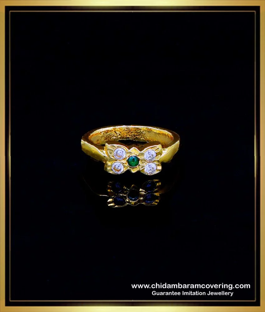 Beautiful Gold Unique Design Black Stone Ring for Girls/Women – Meerzah