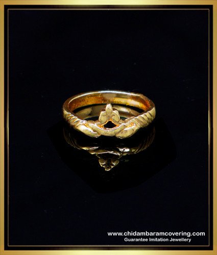 RNG369 - Impon Simple Daily Use Gold Ladies Ring Design Online