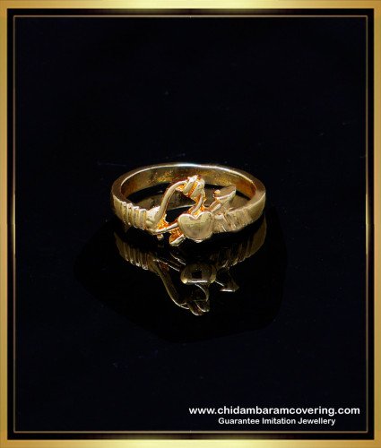 RNG373 - Casting Ring Gold Design Daily Use Impon Jewellery
