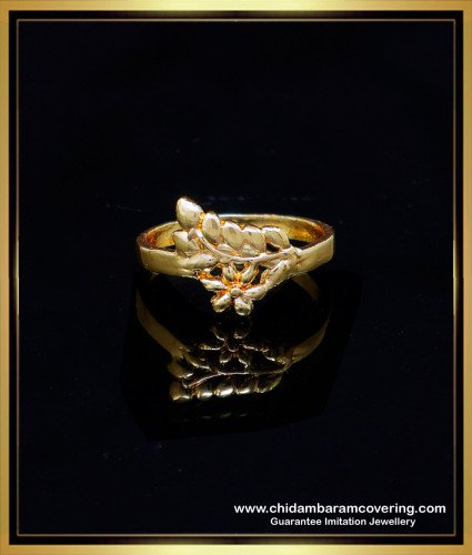 RNG381 - Simple Gold Ring Design Impon Jewellery Online Purchase