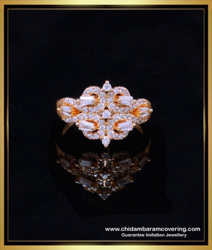 RNG392 - Buy Party Wear Fancy Stylish Diamond Rings for Girls