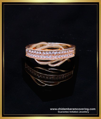 RNG395 - Best Quality Daily Wear Rose Gold Ring for Women